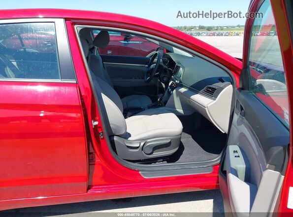 KMHD84LF6LU027939 2020 HYUNDAI ELANTRA Red Widok wnętrza z przodu