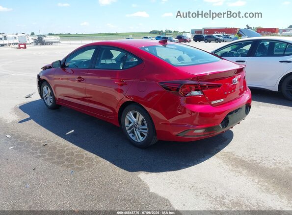 KMHD84LF6LU027939 2020 HYUNDAI ELANTRA Red Tył lewy