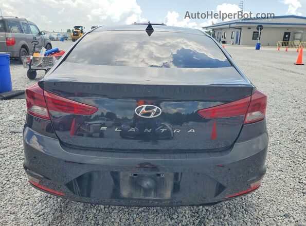 KMHD84LF6LU039458 2020 HYUNDAI ELANTRA Black Widok z tyłu