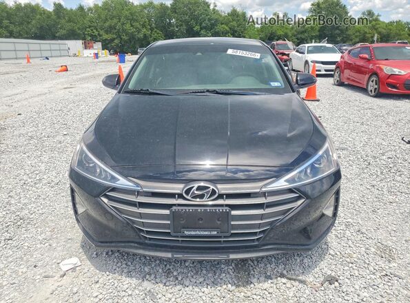 KMHD84LF6LU039458 2020 HYUNDAI ELANTRA Black Widok z przodu