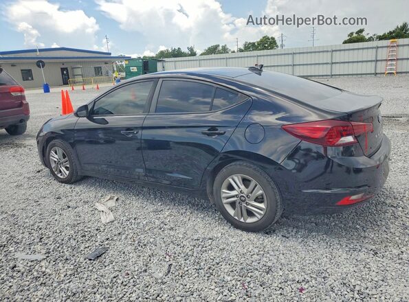 KMHD84LF6LU039458 2020 HYUNDAI ELANTRA Black Tył lewy