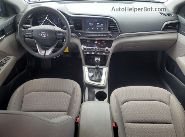 KMHD84LF6LU039458 2020 HYUNDAI ELANTRA Black Widok deski rozdzielczej