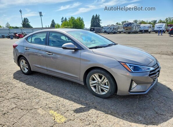 KMHD84LF6LU072153 2020 HYUNDAI ELANTRA Серый Передняя правая четверть