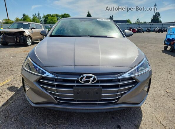 KMHD84LF6LU072153 2020 HYUNDAI ELANTRA Серый Вид спереди