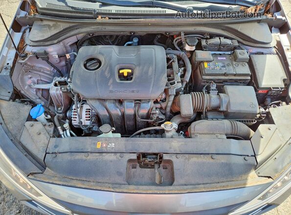 KMHD84LF6LU072153 2020 HYUNDAI ELANTRA Серый Вид задней части салона
