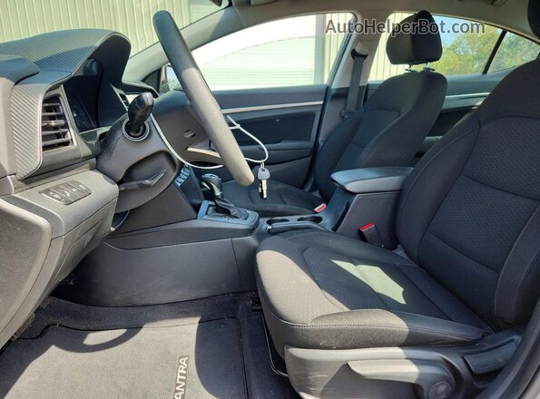 KMHD84LF6LU072153 2020 HYUNDAI ELANTRA Серый Вид салона спереди