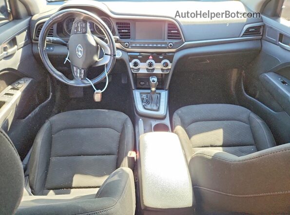 KMHD84LF6LU970123 2020 HYUNDAI ELANTRA Gray წინა პანელის ხედი