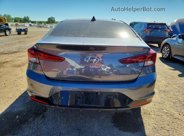 KMHD84LF6LU970123 2020 HYUNDAI ELANTRA Gray უკანა ხედი