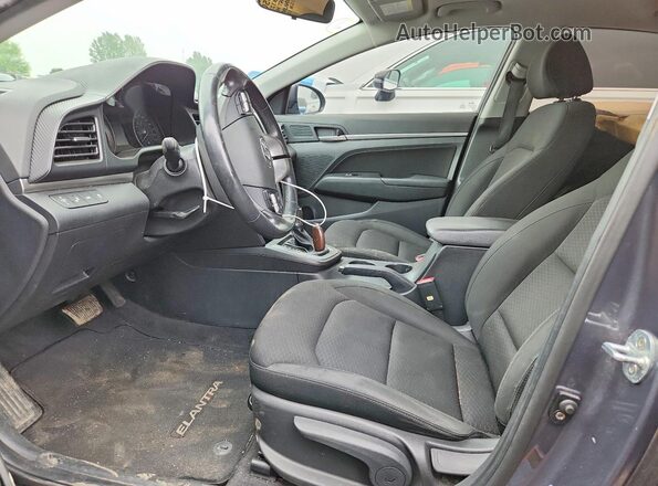 KMHD84LF6LU970123 2020 HYUNDAI ELANTRA Gray წინა სალონის ხედი