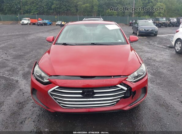 KMHD84LF7HU144730 2017 HYUNDAI ELANTRA Red Սարքավորումների վահանակի տեսք