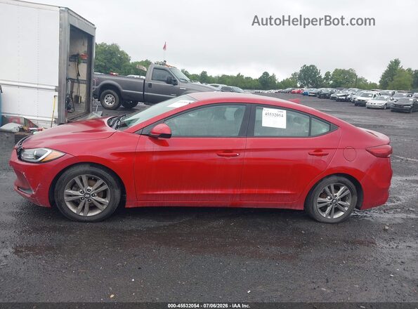 KMHD84LF7HU144730 2017 HYUNDAI ELANTRA Red Սալոնի 360 աստիճան տեսք