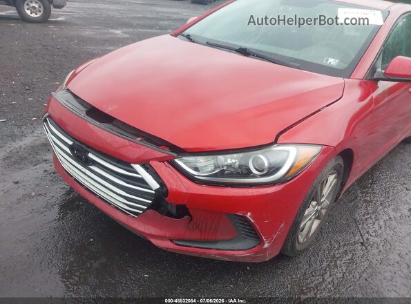 KMHD84LF7HU144730 2017 HYUNDAI ELANTRA Red 
