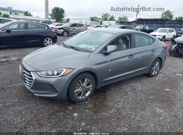 KMHD84LF7HU169935 2017 HYUNDAI ELANTRA Gray Передня ліва чверть