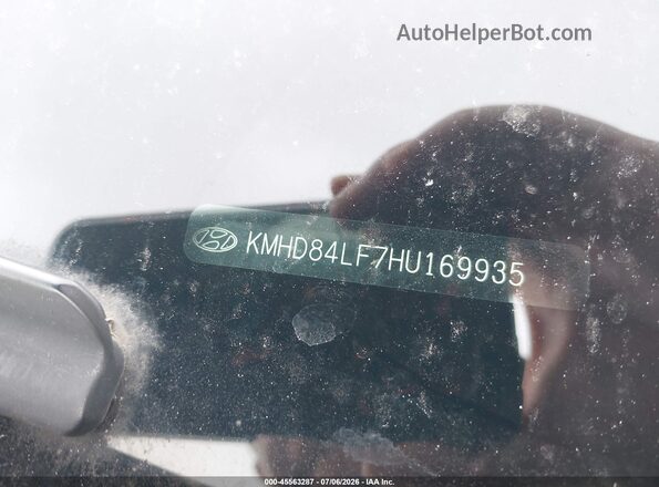 KMHD84LF7HU169935 2017 HYUNDAI ELANTRA Gray Вид підкапотного простору