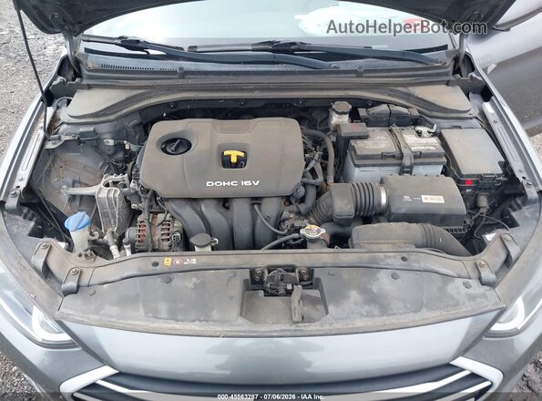 KMHD84LF7HU169935 2017 HYUNDAI ELANTRA Gray Вид ззаду