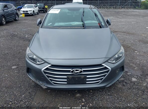 KMHD84LF7HU169935 2017 HYUNDAI ELANTRA Gray Вид спереду