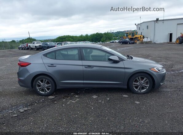 KMHD84LF7HU169935 2017 HYUNDAI ELANTRA Gray Вид задньої частини салону