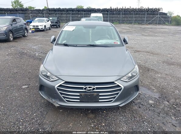 KMHD84LF7HU169935 2017 HYUNDAI ELANTRA Gray Вид щитка приладів