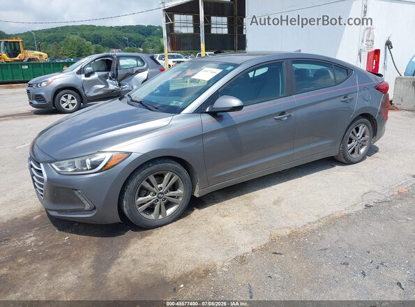 KMHD84LF7HU208541 2017 HYUNDAI ELANTRA Gray Przód lewy