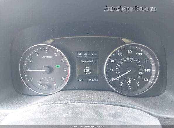 KMHD84LF7HU208541 2017 HYUNDAI ELANTRA Gray Widok tylnych siedzeń