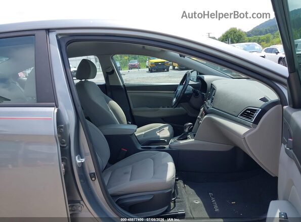 KMHD84LF7HU208541 2017 HYUNDAI ELANTRA Gray Widok wnętrza z przodu