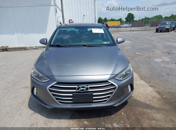 KMHD84LF7HU208541 2017 HYUNDAI ELANTRA Gray Widok zestawu wskaźników