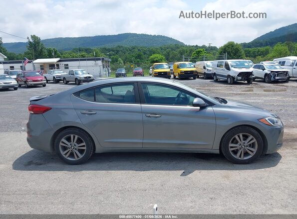 KMHD84LF7HU208541 2017 HYUNDAI ELANTRA Gray Widok wnętrza z tyłu