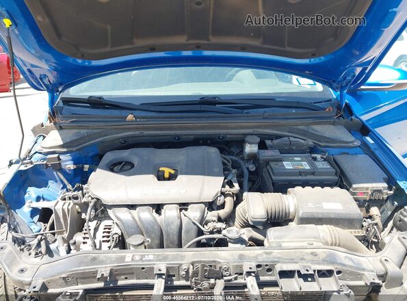 KMHD84LF7HU267556 2017 HYUNDAI ELANTRA Синий Вид сзади
