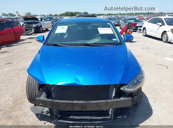 KMHD84LF7HU267556 2017 HYUNDAI ELANTRA Синий Вид щитка приборов