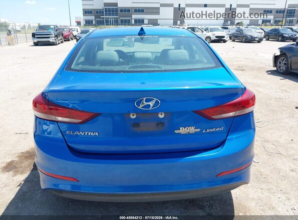 KMHD84LF7HU267556 2017 HYUNDAI ELANTRA Синий 