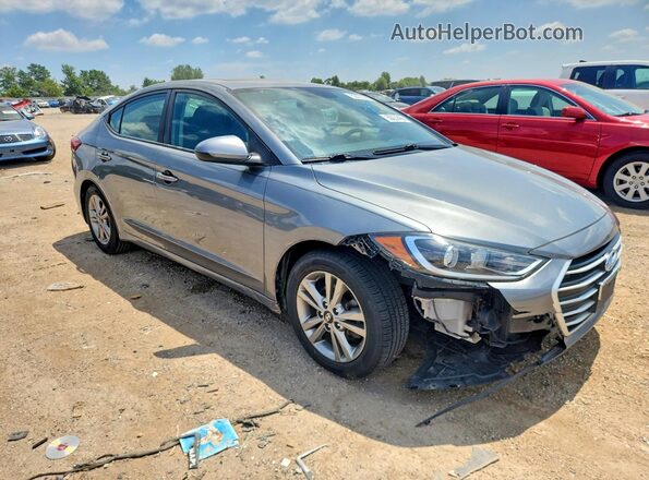 KMHD84LF7HU354180 2017 HYUNDAI ELANTRA Gray Передня права чверть