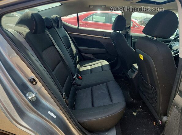 KMHD84LF7HU354180 2017 HYUNDAI ELANTRA Gray Вид задніх сидінь