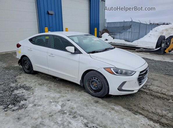 KMHD84LF7HU426172 2017 HYUNDAI ELANTRA White Передня права чверть
