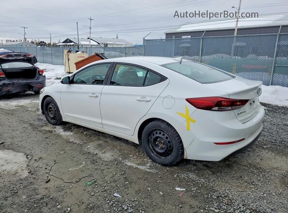 KMHD84LF7HU426172 2017 HYUNDAI ELANTRA White Задня ліва чверть