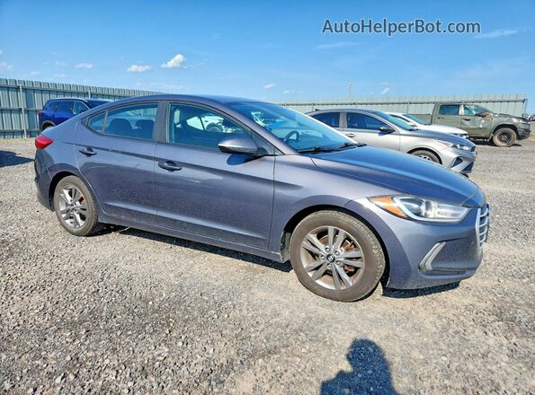 KMHD84LF7JU553123 2018 HYUNDAI ELANTRA Blue Front right