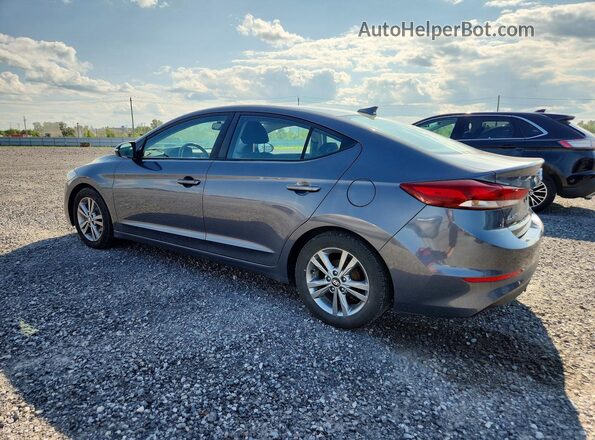 KMHD84LF7JU553123 2018 HYUNDAI ELANTRA Blue Rear left