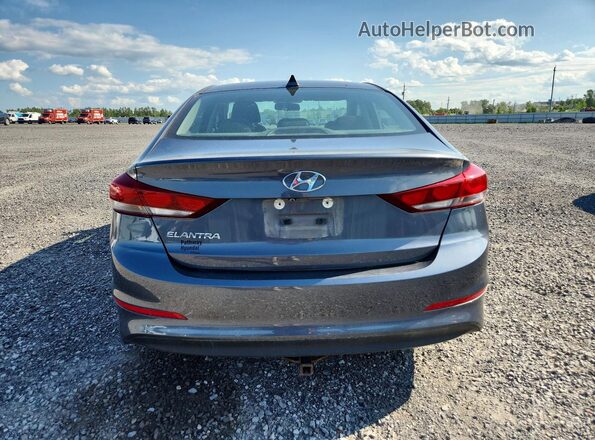 KMHD84LF7JU553123 2018 HYUNDAI ELANTRA Blue Rear view