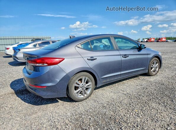 KMHD84LF7JU553123 2018 HYUNDAI ELANTRA Blue Rear right