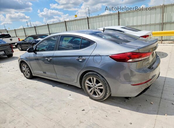 KMHD84LF7JU592892 2018 HYUNDAI ELANTRA Gray Задня ліва чверть