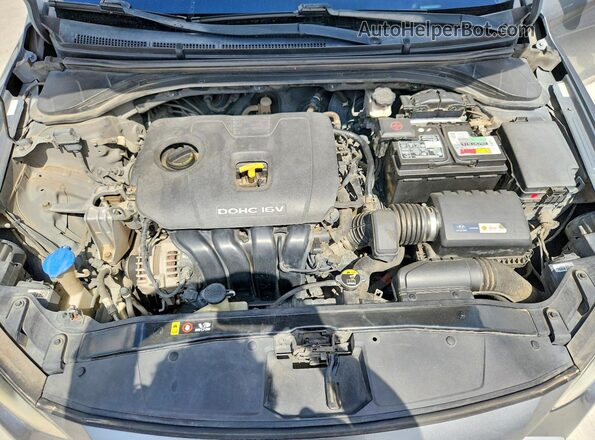 KMHD84LF7JU592892 2018 HYUNDAI ELANTRA Gray Вид задньої частини салону