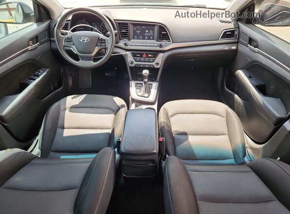 KMHD84LF7JU592892 2018 HYUNDAI ELANTRA Gray Вид панелі приладів