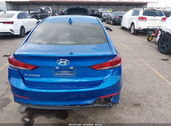 KMHD84LF7JU608914 2018 HYUNDAI ELANTRA Синий 