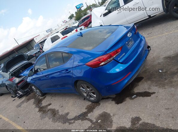 KMHD84LF7JU608914 2018 HYUNDAI ELANTRA Синий Панорамный вид салона 360°