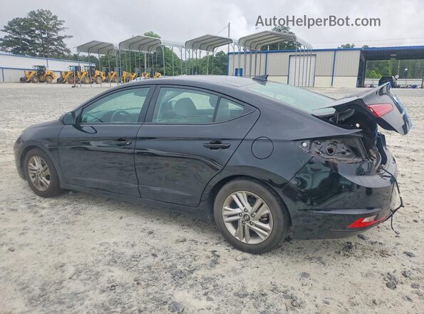 KMHD84LF7KU811982 2019 HYUNDAI ELANTRA Black Trasero izquierdo
