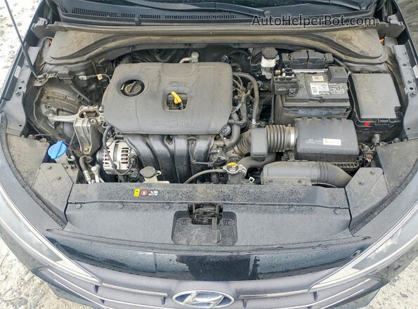 KMHD84LF7KU811982 2019 HYUNDAI ELANTRA Black Vista interior trasera