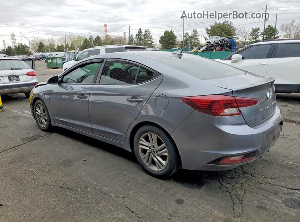KMHD84LF7KU820780 2019 HYUNDAI ELANTRA Серый Задняя левая четверть