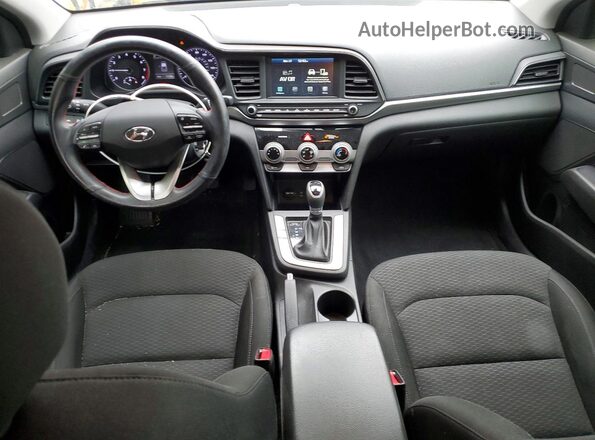 KMHD84LF7KU820780 2019 HYUNDAI ELANTRA Серый Вид панели приборов