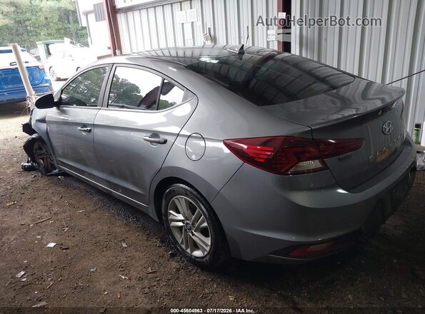KMHD84LF7KU876752 2019 HYUNDAI ELANTRA Silver Trasero izquierdo