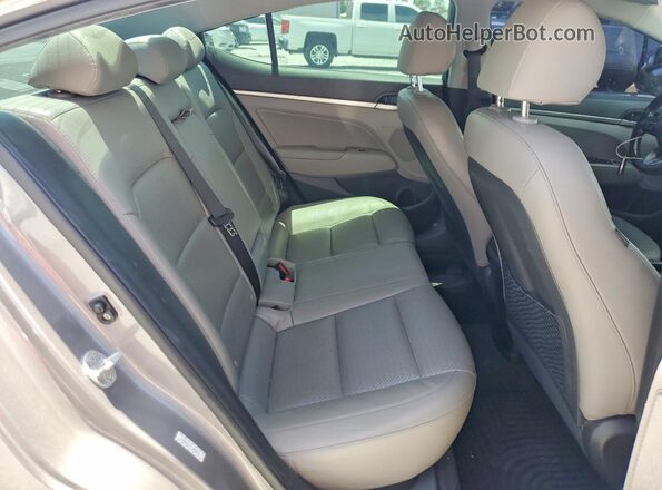 KMHD84LF7LU040571 2020 HYUNDAI ELANTRA Tan Vista de los asientos traseros