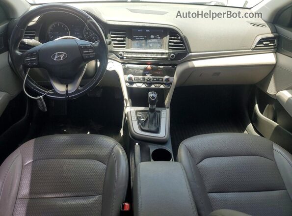 KMHD84LF7LU040571 2020 HYUNDAI ELANTRA Tan Vista del salpicadero
